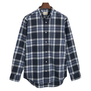 GANT Regular Fit Tartan Melange Checked Shirt